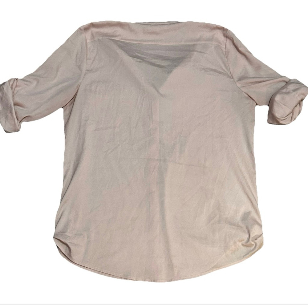 Women's Calvin Klein Button-Down Top Size L Pink - Picture 5 of 6
